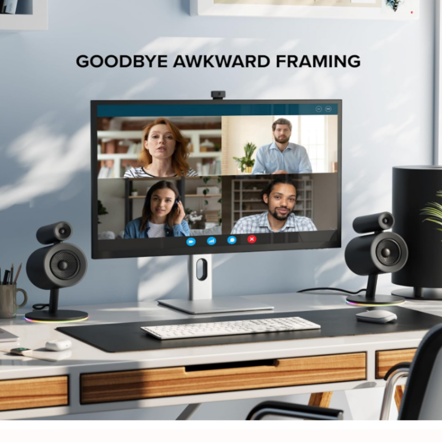 ALOGIC Clarity Max Pro 4K 32” UHD Monitor | USB-C Power Delivery and Webcam