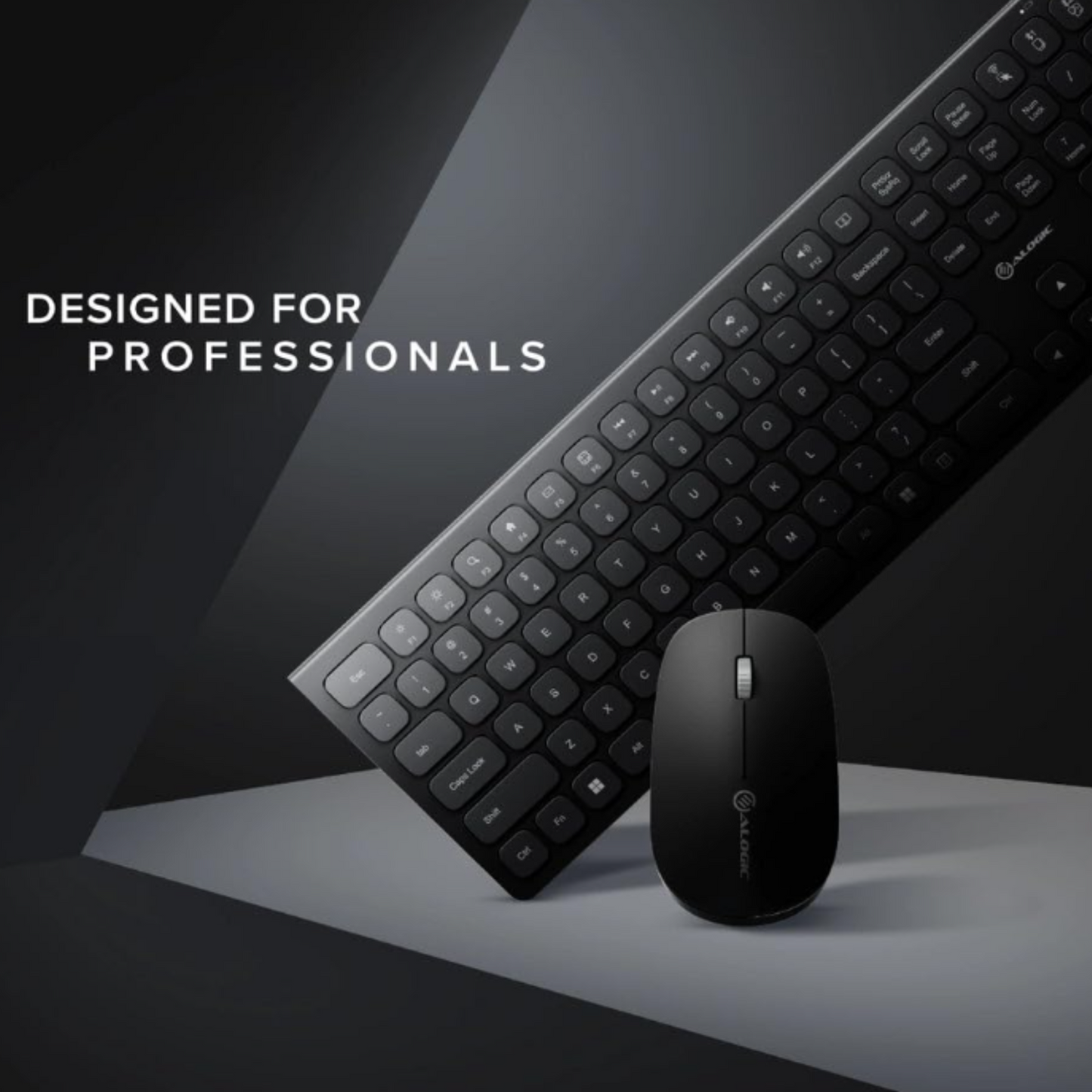 ALOGIC- Echelon USB-C Rechargeable Wireless Mouse and Keyboard for Windows