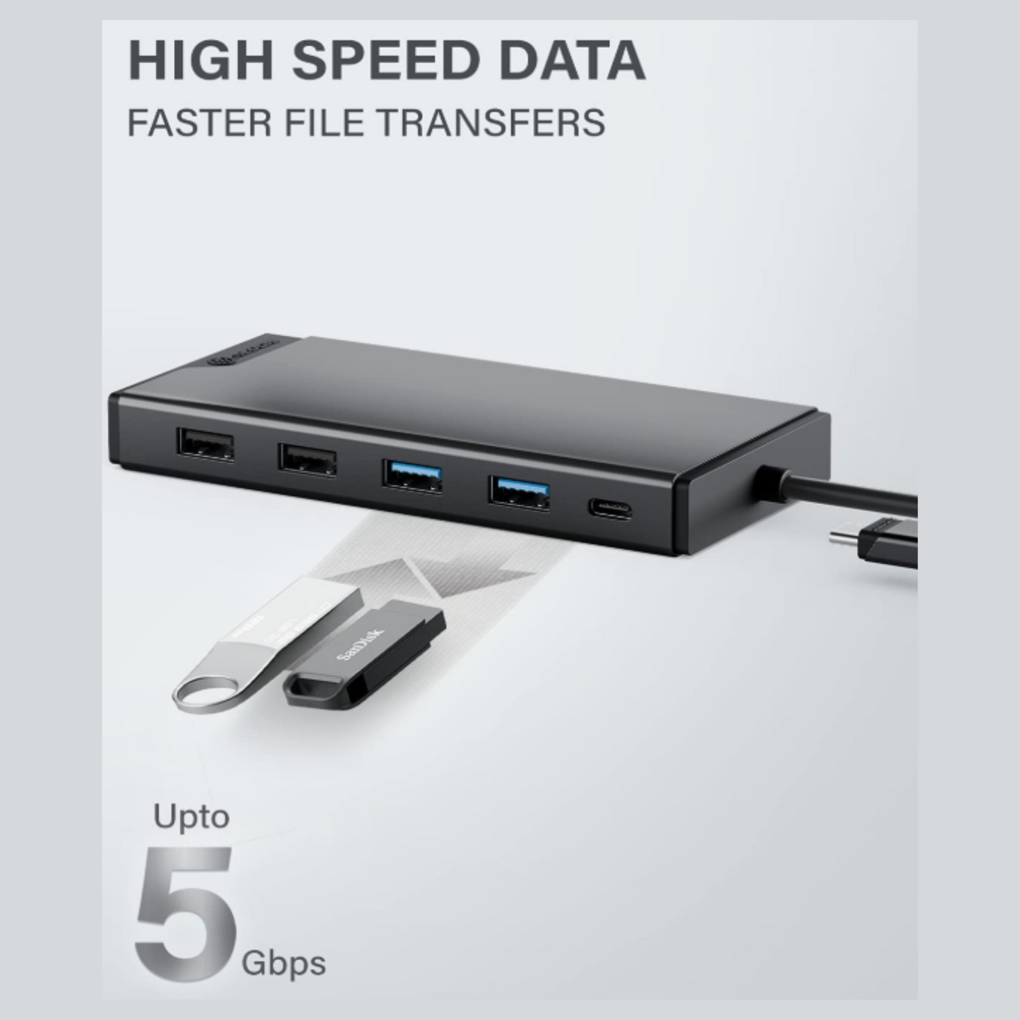 ALOGIC MV2 USB-C 12-in-1  Mini Dock | DUAL FULL HD DISPLAY